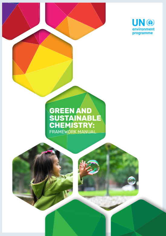  The cover of tbe Green and Sustainable Chemistry Framework Manual 