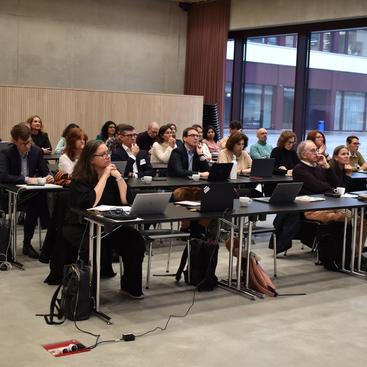 conference room filled with people